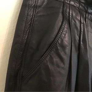 Vintage Charles Klein genuine leather pants.  Fully lined.